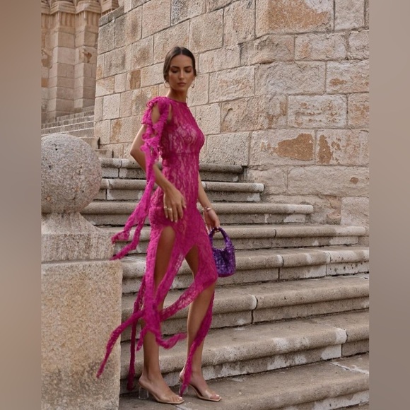 Zara lace all over cover up dress - Picture 5 of 6